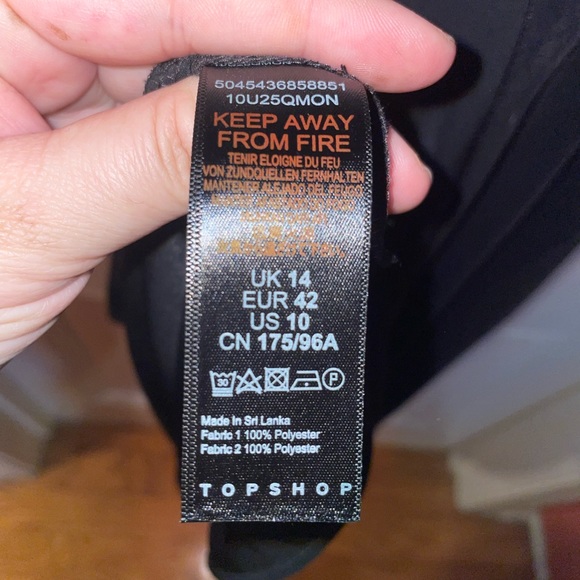 NWT Topshop cocktail dress in black and white! - Picture 7 of 8